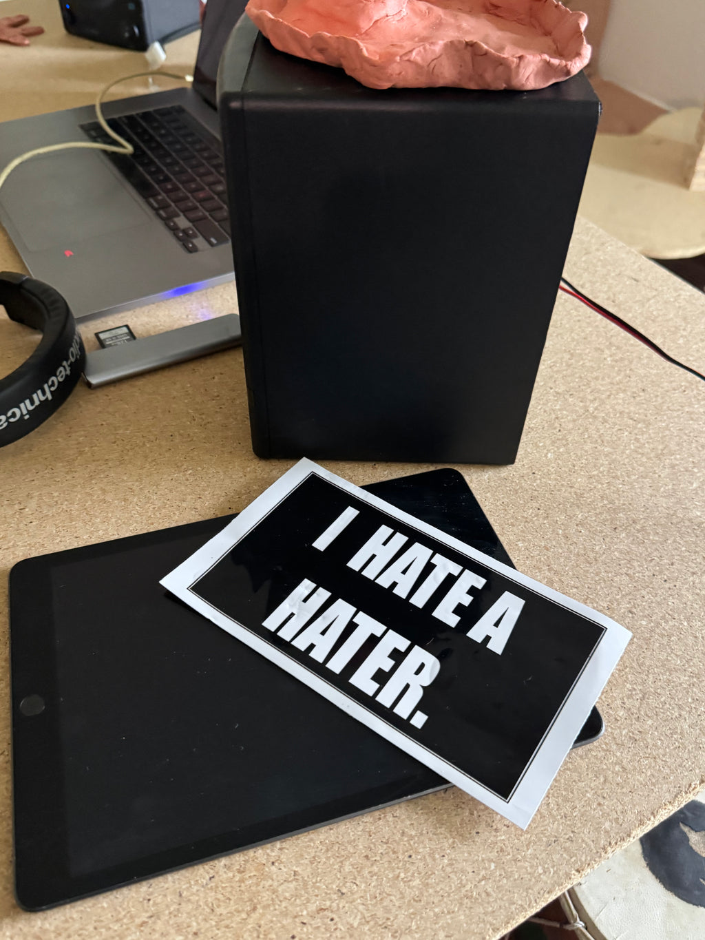 “HATE A HATER” STICKER